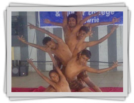 Demonstration on Power Yoga